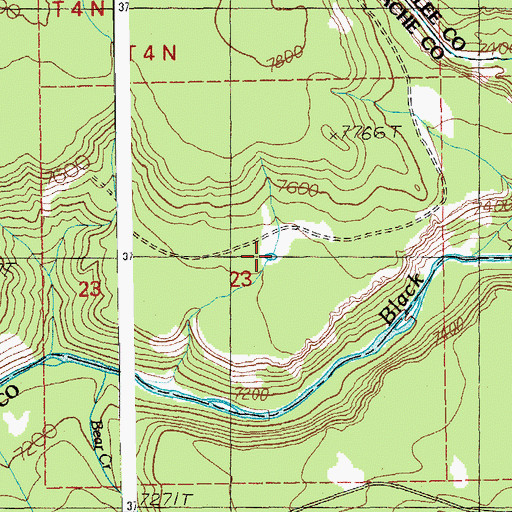 Topographic Map of Dart Tank, AZ
