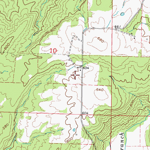 Topographic Map of Signal Point Trail Point of Interest, IL