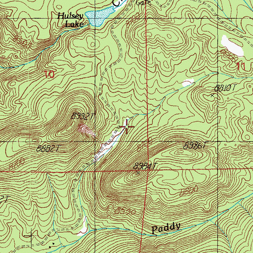 Topographic Map of Road Forks Tank, AZ