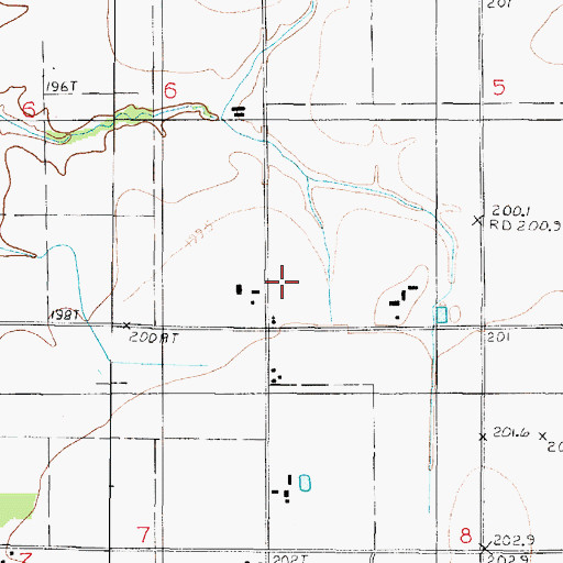 Topographic Map of School Number 3 (historical), IL