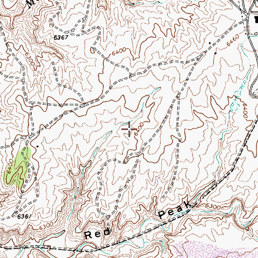 Topographic Map of Black Mesa Pipeline Landing Strip (historical), AZ