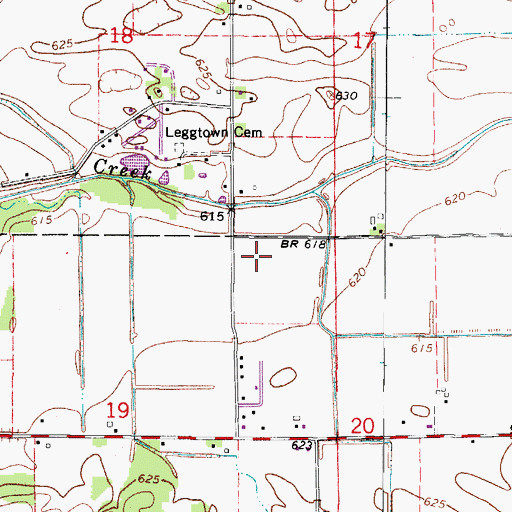 Topographic Map of WKVF-FM (Kankakee), IL