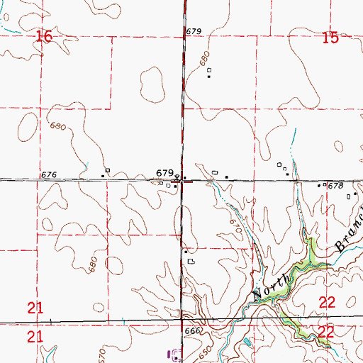 Topographic Map of Township of Sonora, IL