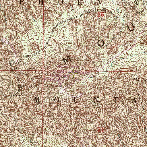 Topographic Map of KNNN-FM (Phoenix), AZ