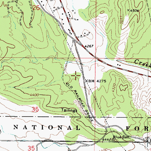 Topographic Map of Yavapai County Trash Compactor, AZ