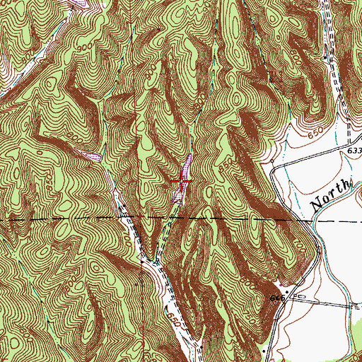 Topographic Map of Nicewander Lake, IN
