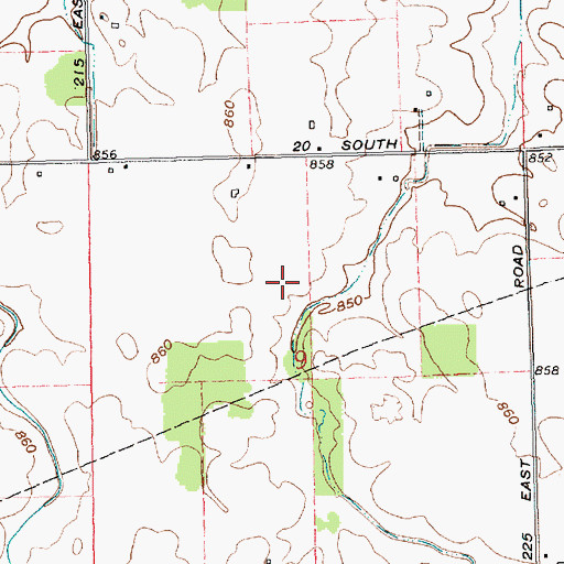 Topographic Map of Stolz Field (historical), IN