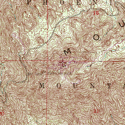Topographic Map of KFLR-FM (Phoenix), AZ