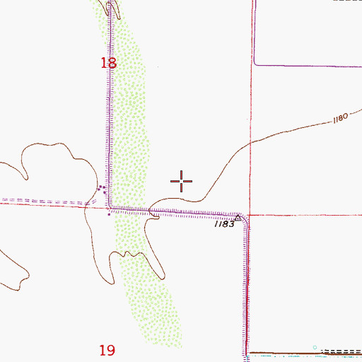 Topographic Map of U of A Maricopa Ag Center Airport, AZ