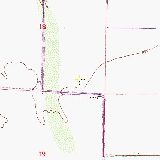 Topographic Map of U of A Maricopa Ag Center Airport, AZ