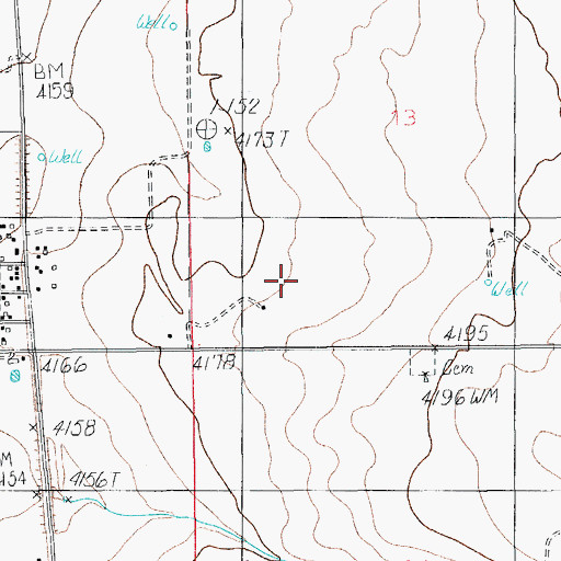 Topographic Map of Tribal Air Airport, AZ