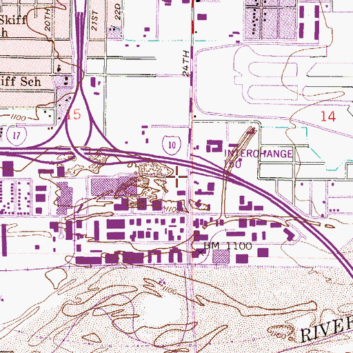 Topographic Map of Knoell-Main Office Heliport, AZ
