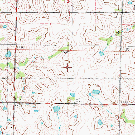 Topographic Map of Franklin Church, IA