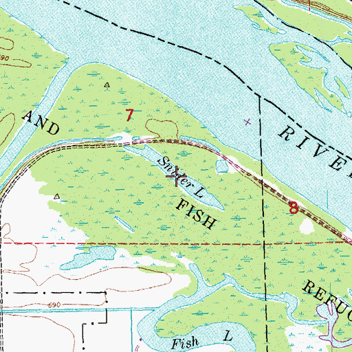 Topographic Map of Snider Lake, IA