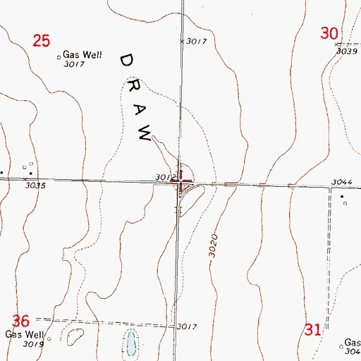 Topographic Map of Township of Sherman, KS