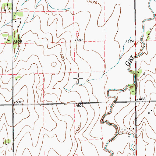Topographic Map of Township of Haven, KS