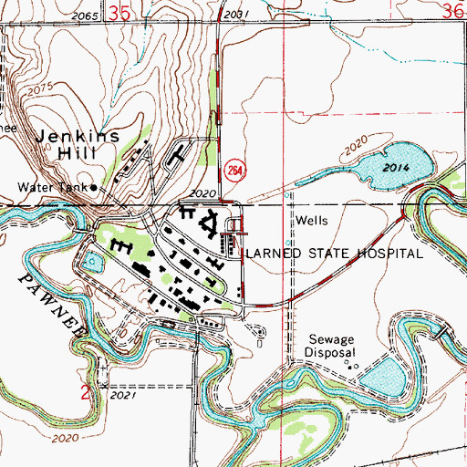 Larned State Hospital Campus Map United States Map