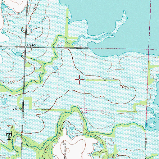 Topographic Map of John Redmond Wildlife Area, KS