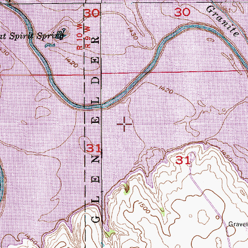 Topographic Map of Waconda Lake, KS