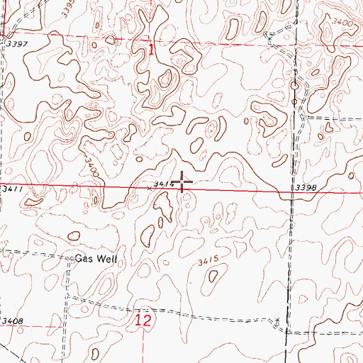Topographic Map of Artesian Pasture, KS
