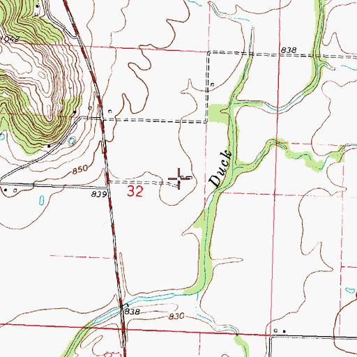 Topographic Map of Bob Faler Airport (historical), KS