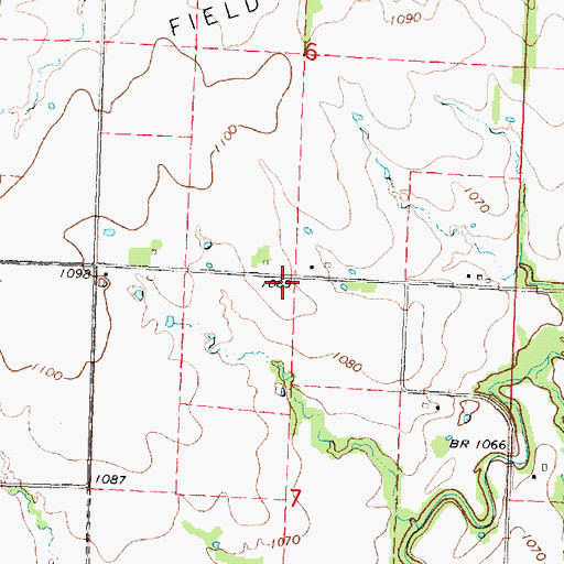 Topographic Map of Finney (historical), KS