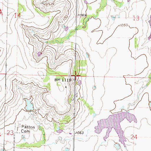 Topographic Map of Mineral Point (historical), KS