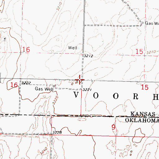 Topographic Map of Macon (historical), KS