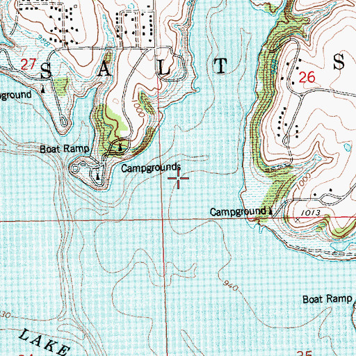 Topographic Map of Pike Cemetery (historical), KS