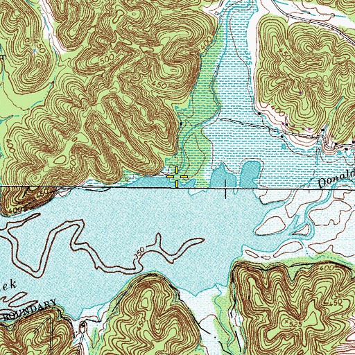 Topographic Map of Beechy Fork, KY