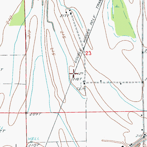 Topographic Map of Egypt Church, AR