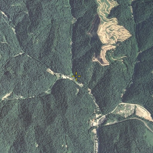 Aerial/Satellite Image of Camp Fork, KY