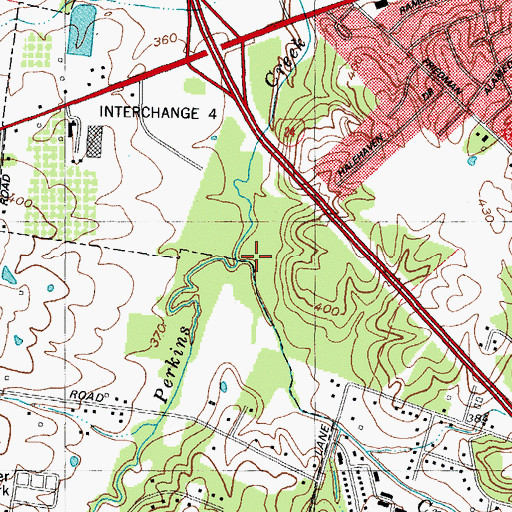Topographic Map of Crooked Creek, KY