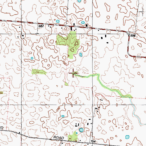 Topographic Map of Dorsey Run, KY