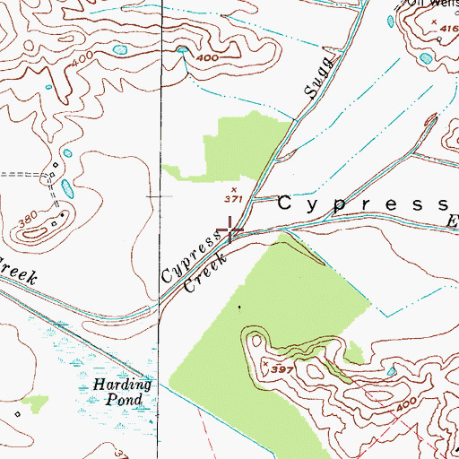 Topographic Map of Eagle Creek, KY