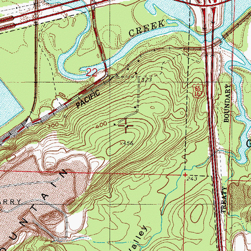 Topographic Map of Galilee Church, AR
