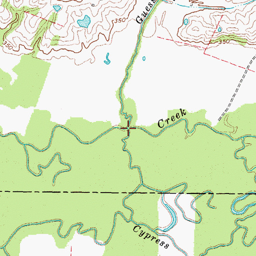 Topographic Map of Guess Creek, KY