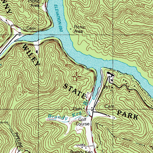 Jenny Wiley Campground Map Jenny Wiley State Park, Ky