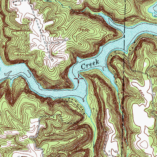 Topographic Map of Lake Malone, KY