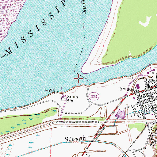 Topographic Map of Obion Creek, KY