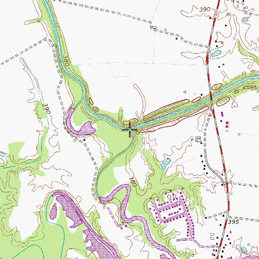 Topographic Map of Old Panther Creek, KY