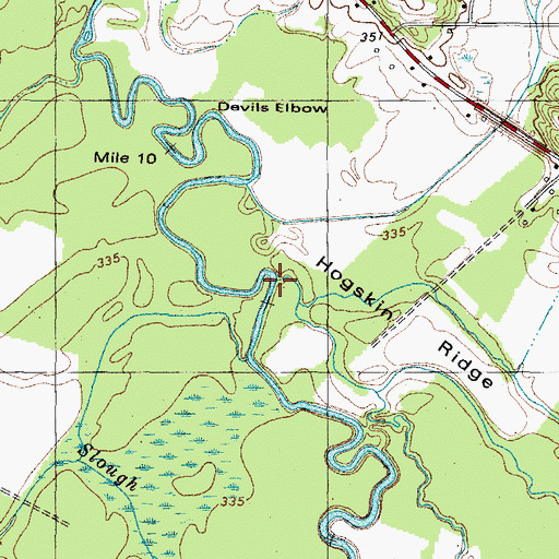 Topographic Map of Salyer Creek, KY