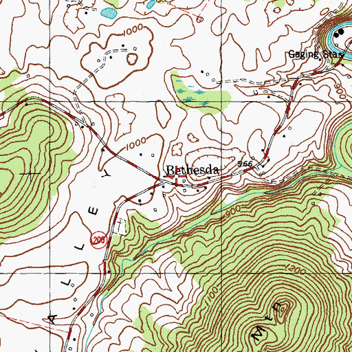 Topographic Map of Shearer Valley, KY