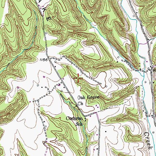 Topographic Map of Snake Ridge, KY