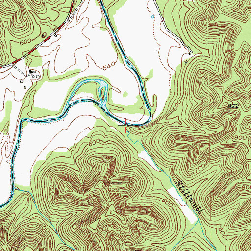 Topographic Map of Stillwell Branch, KY