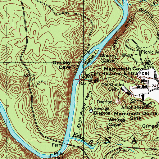 Topographic Map of River Styx, KY