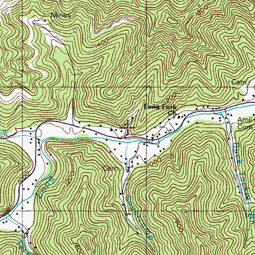 Topographic Map of Hartley School (historical), KY