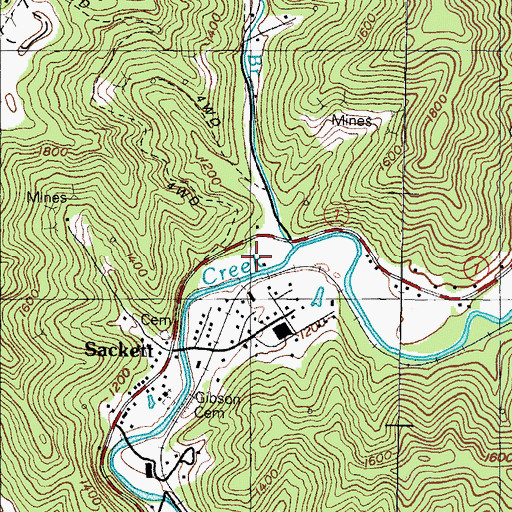 Topographic Map of Mouth of Daniel School (historical), KY