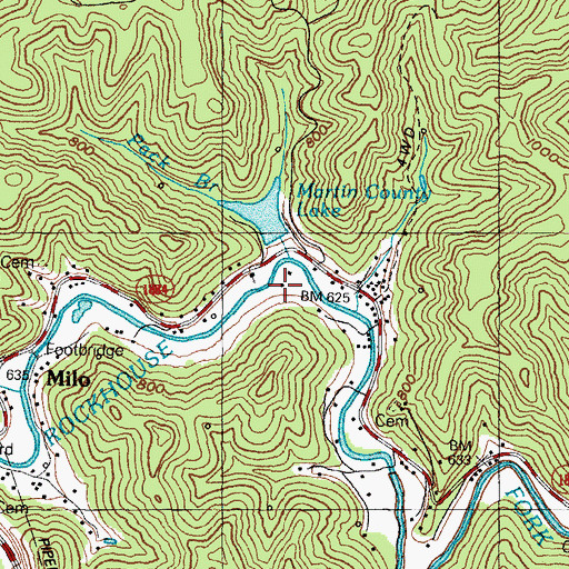Topographic Map of The Church of Jesus Christ Called Zion, KY