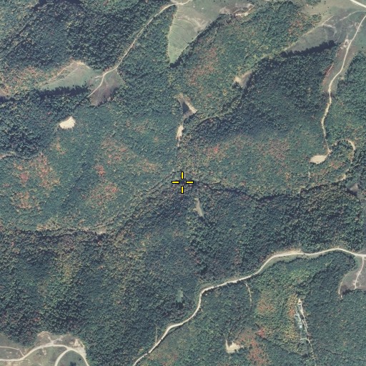 Aerial/Satellite Image of Combs Fork, KY